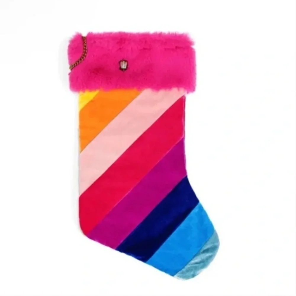 NWT Kurt Geiger London Christmas Stocking Xmas with Dust Bag